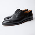 Oxfords - Westfield Burnished Calf Leather & Leather Soles Lace-Ups