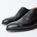 Oxfords - Westfield Burnished Calf Leather & Leather Soles Lace-Ups