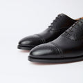 Oxfords - Westfield Burnished Calf Leather & Leather Soles Lace-Ups