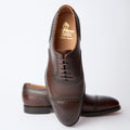 Oxfords - Westfield Burnished Calf Leather & Leather Soles Lace-Ups