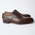 Oxfords - Westfield Burnished Calf Leather & Leather Soles Lace-Ups