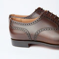 Oxfords - Westfield Burnished Calf Leather & Leather Soles Lace-Ups