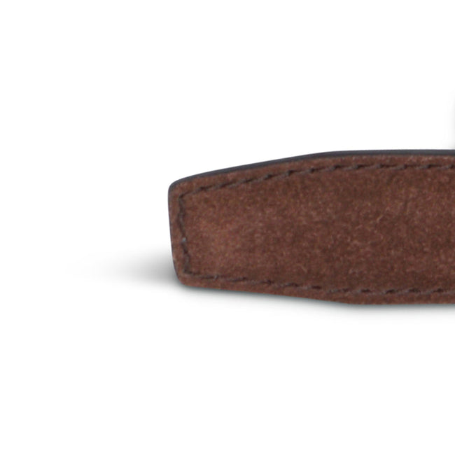 Belt - Suede & Silver Buckle