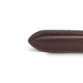 Belt - Bicolour Flannel & Leather Silver Buckle