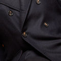 Double-Breasted Coat - Twill Cashmere With Martingale