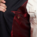 Double-Breasted Coat - Twill Cashmere With Martingale