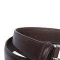 Belt - Smooth Leather & Silver Buckle