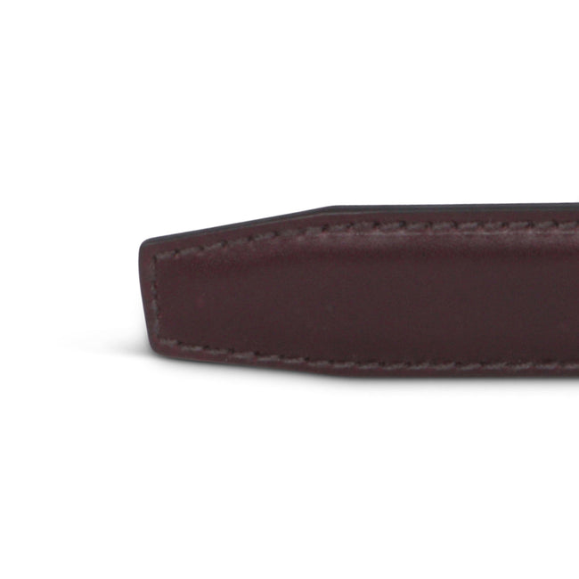Belt - Smooth Leather & Silver Buckle