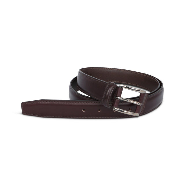 Belt - Smooth Leather & Silver Buckle