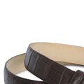 Belt - Exotic Leather & Silver Buckle