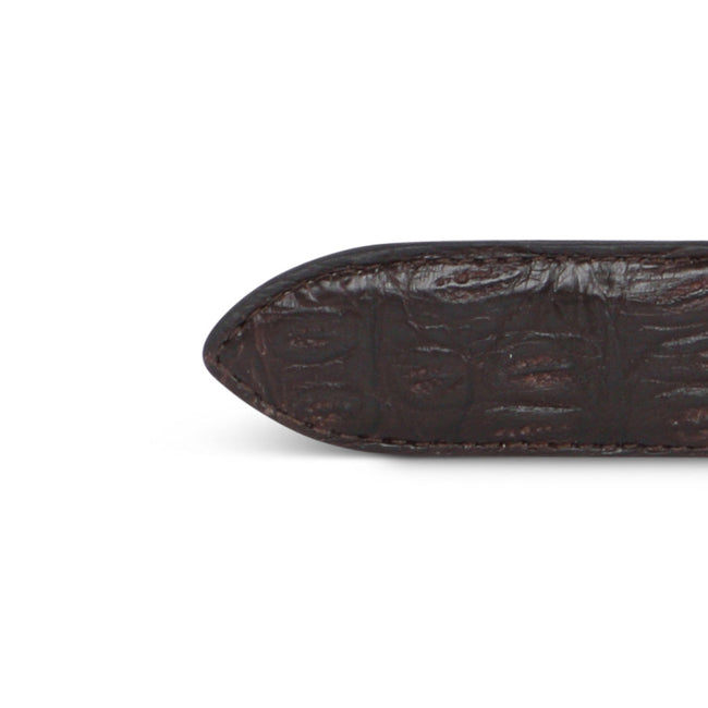 Belt - Exotic Leather & Silver Buckle