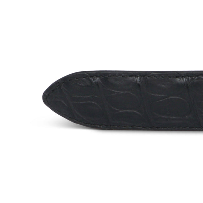 Belt - Exotic Leather & Silver Buckle