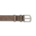 Belt - Calf Suede & Silver Buckle