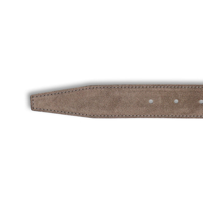 Belt - Calf Suede & Silver Buckle
