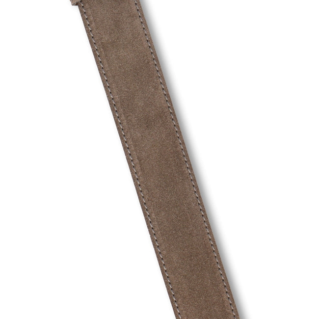 Belt - Calf Suede & Silver Buckle