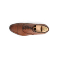 Oxfords - CHELSEA Burnt Pine Leather & Leather Soles Lace-Ups