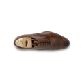 Oxfords - MIDFORDS Dark Oak Leather & Leather Soles Lace-Ups