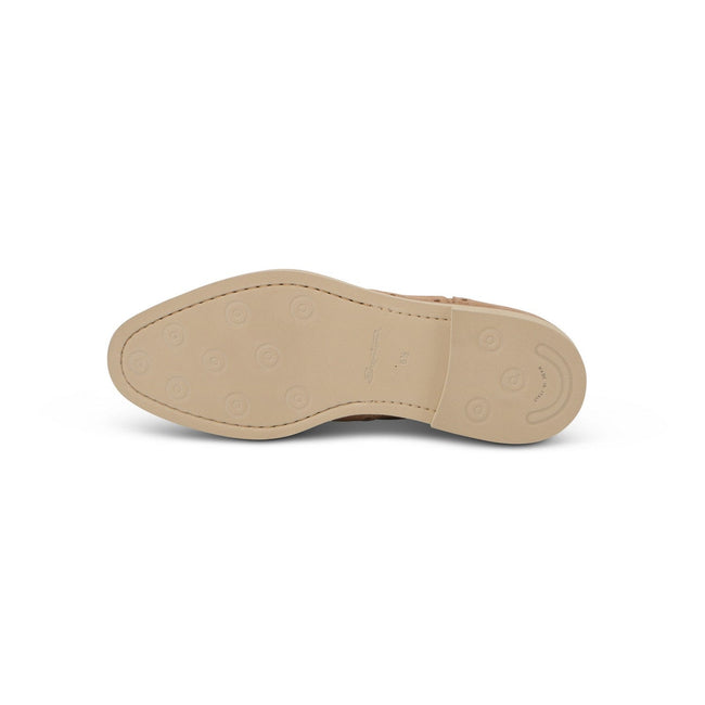 OSCAR Laced Derbies in Beige Suede