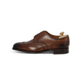 Derbies - COWES Double Wing Leather & Leather Soles Lace-Ups + Medallion   