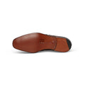 Derbies - COWES Double Wing Leather & Leather Soles Lace-Ups + Medallion   