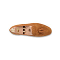 Unlined Tassel Loafers - PORTLAND Baby Calf Suede & Leather Soles + Apron