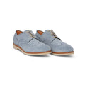 OSCAR Laced Derbies in Light Blue Suede