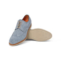 OSCAR Laced Derbies in Light Blue Suede