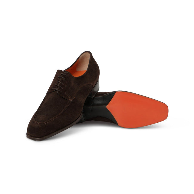 Derbies in Brown Suede