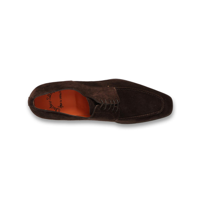 Derbies in Brown Suede