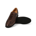 YORK Sneakers in Dark Brown Leather