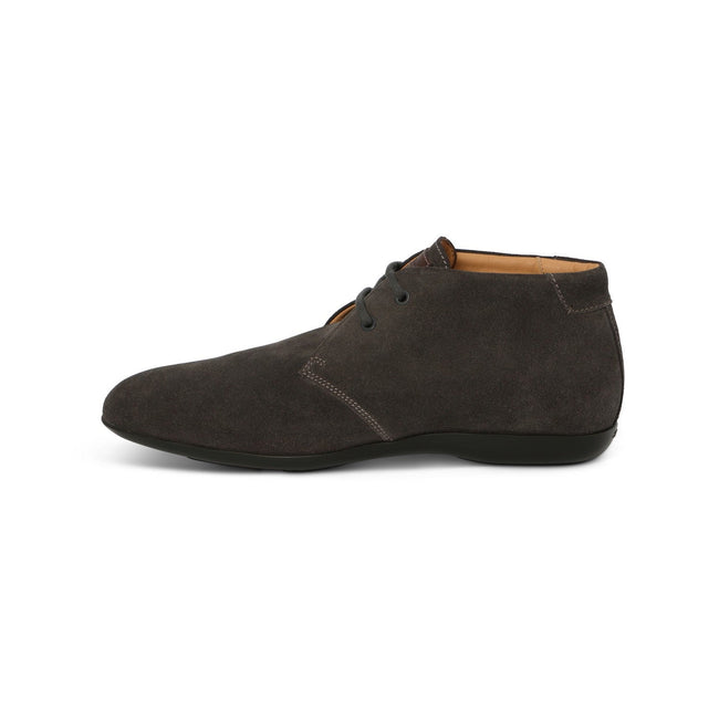 Boots in Dark Grey Suede