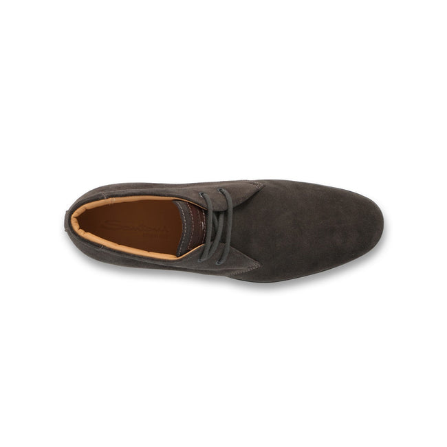 Boots in Dark Grey Suede
