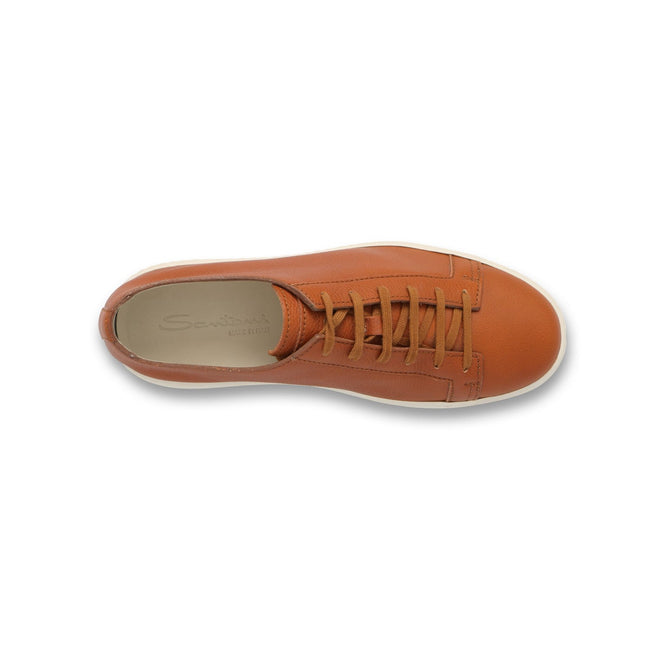 CLEANIC Sneakers in Medium Brown Leather