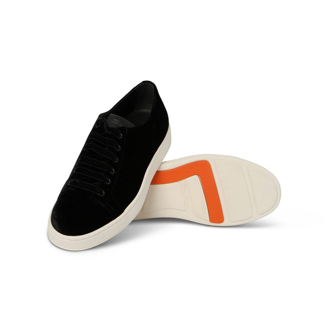 CLEANIC Sneakers in Black Velvet