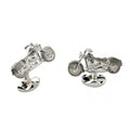 Cufflinks - Motorbike Sterling Silver  