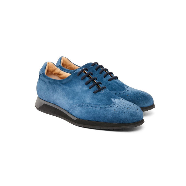 Sneakers - Native Suede & Rubber Soles Lace-Ups