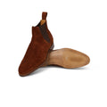 Chelsea Boots - CAMDEN Snuff Suede & Leather Soles + Elasticated Side Inserts