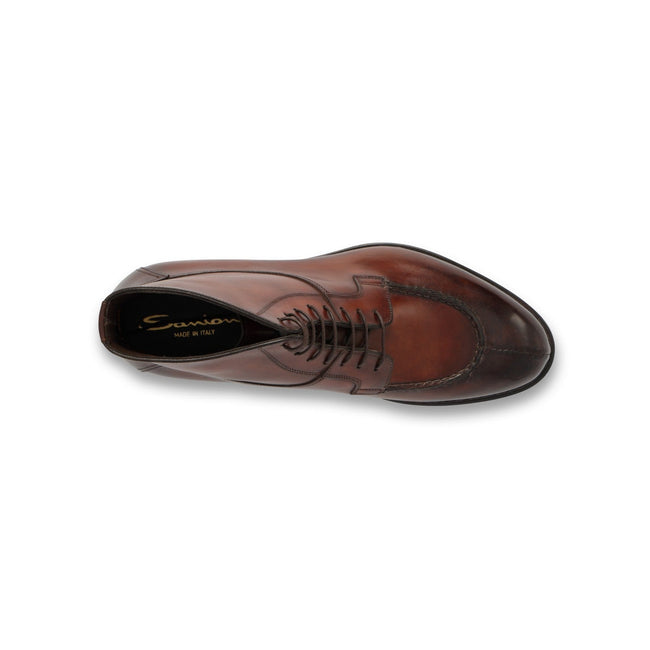 COLIN Boots in Brown Leather - Rubber Sole