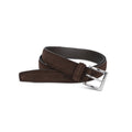 Belt - Nubuck & Silver Buckle