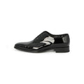 Smoking Oxfords - Black Patent Leather Lace-Ups