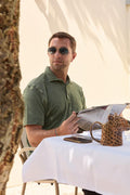 Polo Shirt - Terry Cloth Cotton Short Sleeves