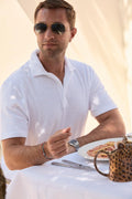 Polo Shirt - Terry Cloth Cotton Short Sleeves