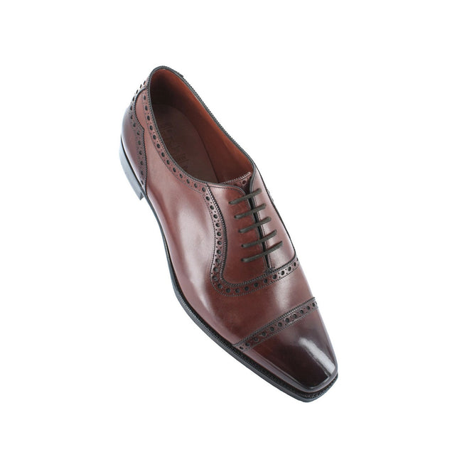 Oxfords - Vintage Calf Leather & Leather Soles Lace-Ups