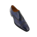 Oxfords - HIGHLAND Patinated Color Leather & Leather Soles Lace-Ups