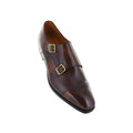 Double Monks - BLETCHLEY Parisian Marble Leather & Leather Soles