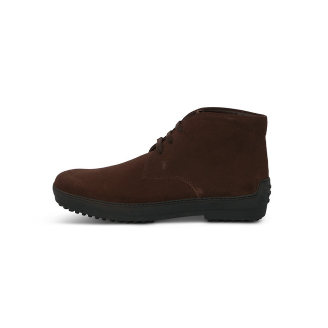 Chukka Boots - Desert Suede & Gommini Rubber Soles Lace-Ups 