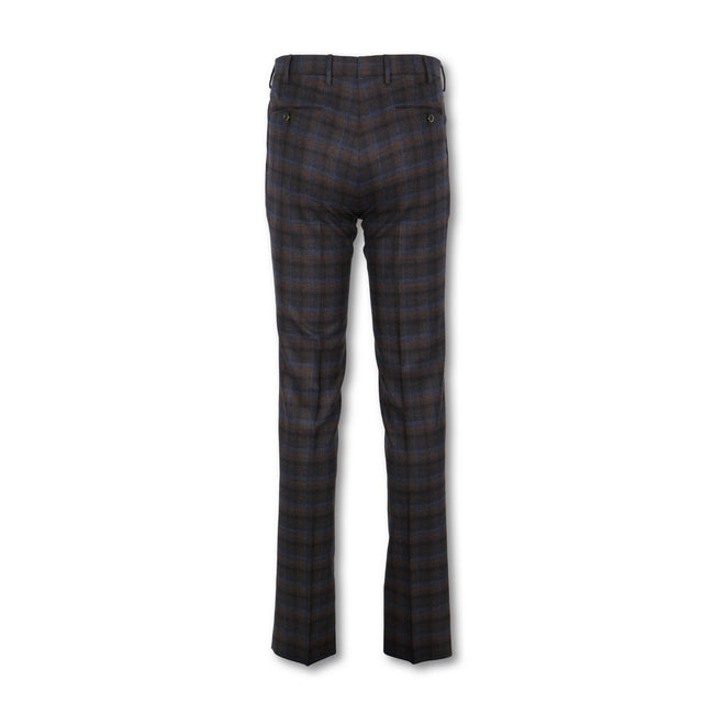 Pants Bi-Colour Checked Patterns Flannel 