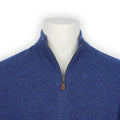 T-shirt Plain Colour Virgin Wool Long Sleeves Crew Neck