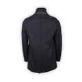 Peacoat - Cashmere & Nylon Double-Face Removable Collar + Buttoned