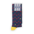 Socks - Colorful With Fancy Pattern Cotton & Polyester Stretch 